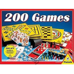 Piatnik PIATNIK Σετ επιτραπέζιων παιχνιδιών 200 Games (Στα Λετονικά, Ρωσική γλώσσα.) 13483560 4743199002337