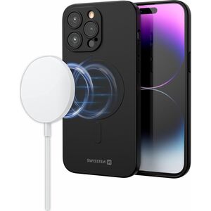 Θήκη Swissten Soft Joy MagStick Apple IPhone 14 Pro Max Black 13319428 8595217482524