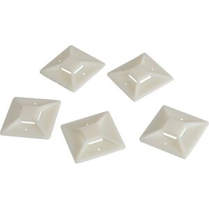 LogiLink LogiLink Kabelbinderhalter  ABS  100Stk selbstklebend 4x4cm