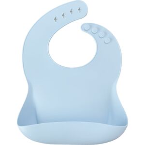 Σαλιάρα σιλικόνης MINIKOIOI MINIKOIOI BASICS, 6m+, Mineral Blue, 101300003 14235728 8681176333233