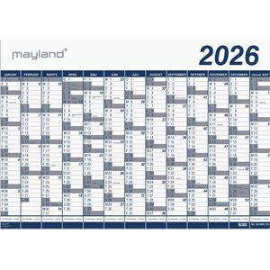 Mayland-Burde Kæmpekalender 1x13 mdr. PP-plast rør 2026 14252258 5700866065001