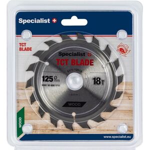 Specialist+ SPECIALIST+ δίσκος κοπής, 125x18Tx22 mm 14386256 4773005125189