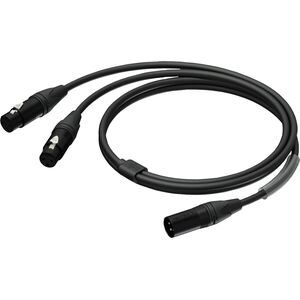 Καλώδιο Procab PROCAB PRA736/1.5 XLR αρσενικό – 2 x XLR θηλυκό, UltraFlex™, 1,5 m 13332335 5414795038189