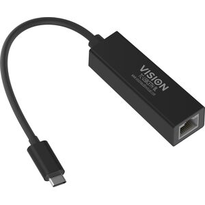 Προσαρμογέας USB Vision VISION Επαγγελματική εγκατάσταση Προσαρμογέας USB-C με RJ45-Gigabit-Ethernet-Netzwerk - 30 JAHRE GARANTIE - unterstutzt 10/100/1000 Mbit/s αυτόματα Erkennung und Auto-MD1-over1 13354369 4979314000005
