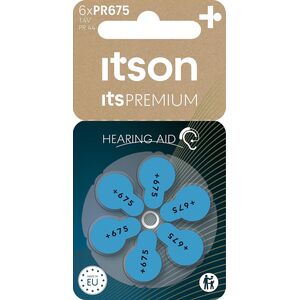 itson itsPREMIUM hearing aid battery PR675IT/6RM