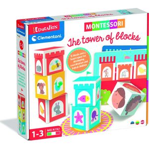 Clementoni TOY CUBE TOWER MONTESSORI 50934 14112074 8005125509348