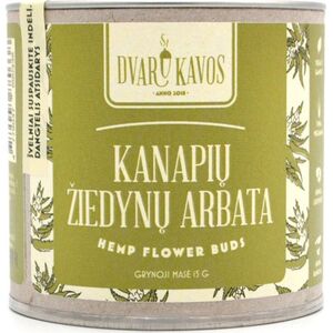 Hemp flower bud infusion Dvaro Kavos, 15 g