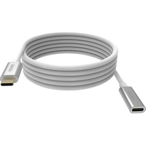 Vision VISION Επαγγελματική εγκατάσταση σταθερά USB-C-Verlangerungskabel - 30 JAHRE GARANTIE - USB 3.2 Gen 1 5 Gbps - unterstutzt 3-A-Ladestrom - USB-C 3.2 (M) zu USB-C 3.2 (F) - Aussendurch 2.2 mmser 30 AWG 2 m - Weiss 13354392 4880385000002