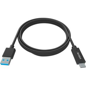 Vision VISION Professional εγκατάσταση καλωδίων USB-C zu USB-A - 30 JAHRE GARANTIE - Bandbreite 5 Gbit/s - unterstutzt 3-A-Ladestrom - USB-C 3.1 (M) zu USB-A 3.0 (M) - Aussendurchmesser - 40 mm. 22 + 30 AWG 1 m - Schwarz 13354380 4911624000061