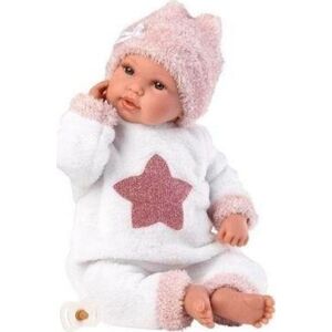 Llorens Llorens 16348 Baby doll 36 cm, ροζ καπέλο 13680464 8426265163489