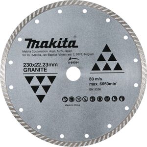 Makita MAKITA DIAMOND BLADE 230x22,23mm TURBO (ΞΗΡΟ) ΓΡΑΝΙΤΗΣ 13946420 88381187688