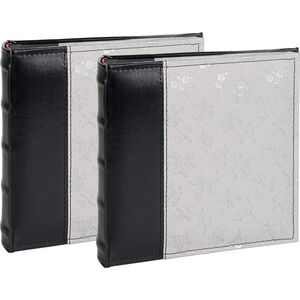Victoria Collection Album B 10x15/200MS Flower-5 BP, ασημί 2τμχ 13991624 4741326102448