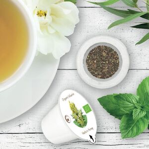 Organic tea capsules for Nespresso(r) machines Bistro Tea Herbs'n Honey, 10 pcs.