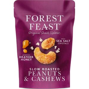 Forest Feast peanuts & cashews with honey and sea salt, 120 g