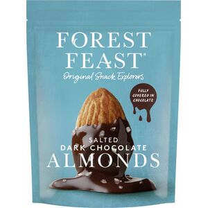 Forest Feast salted dark chocolate almonds, 270 g