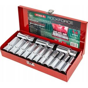 Rockforce ROCKFORCE NASADKI DŁUGIE  6-KĄT. 14szt.1/2" 11-30mm