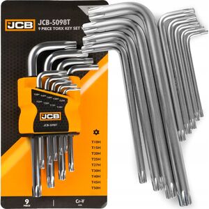 JCB JCB TORX  9szt.  T10-T50 Z OTWOREM