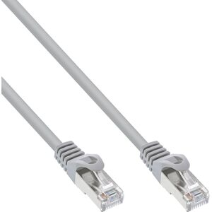 InLine 13 τεμ. πακέτο Bulk-Pack InLine® Patch καλώδιο, SF/UTP, Cat.5e, γκρι, 10m 13883606 4043718316120