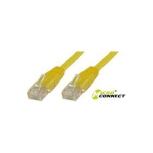 MicroConnect U/UTP CAT5e 0.5M Yellow PVC (B-UTP5005Y)