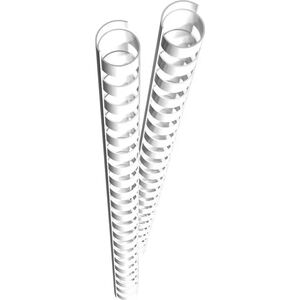 Genie GENIE Spiralbinderücken 12mm weiß 25 Stk
