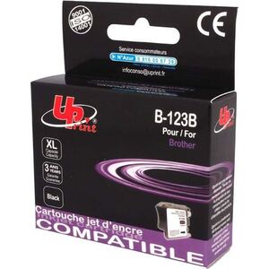 Tusz UPrint B-123B / LC-123BK (Czarny)