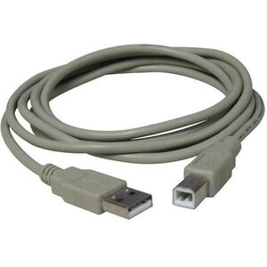 Kabel USB Logo USB-A - 5 m Szary (15853)