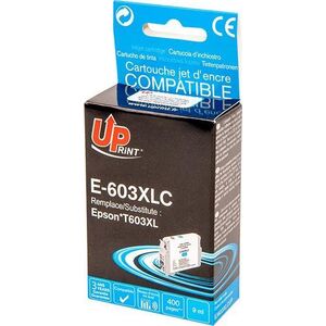 Tusz UPrint UPrint kompatybilny ink / tusz z C13T03A24010, 603XL, cyan, 400s, 9ml, E-603XLC, dla Epson Expression Home XP-2100, 2105, 3100, 31