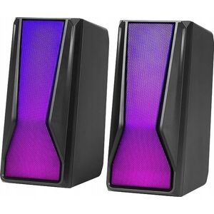 Głośniki komputerowe Marvo Marvo głośniki SG-274, 2.0, 6W, czarne, regulacja głośności, 150Hz-20kHz, RGB