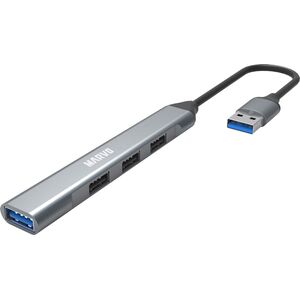 HUB USB Marvo USB (3.0) hub 4-port, UH-ATC01, metalowy, Marvo