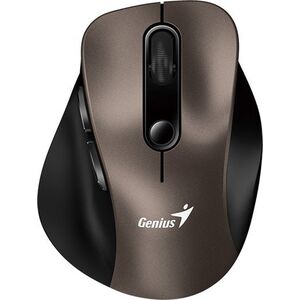 Mysz Genius Mysz bezprzewodowa Genius Ergo 9000S Mini Tytan Cichy klik Bluetooth 5.0 + 2,4GHz