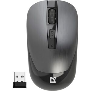 Mysz Defender Mysz bezprzewodowa Defender WAVE MM-995 optyczna bezklikowa silent 1600dpi srebrna