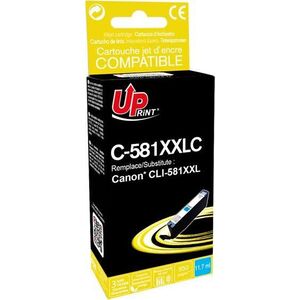 Tusz UPrint UPrint kompatybilny ink / tusz z CLI-581C XXL, cyan, 11,7ml, C-581XXLC, very high capacity, dla Canon PIXMA TR7550, TR8550, TS6150