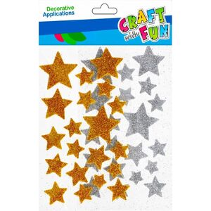 Craft with Fun OZDOBA DEK EVA GWIAZDKI SPRZYL BROK 2ARK 12/144