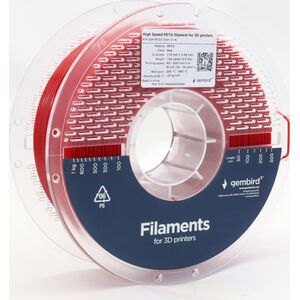 Gembird GEMBIRD PETG νήμα υψηλής ταχύτητας κόκκινο 1 75 mm 1 kg 14214346 8716309131711