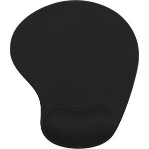 Podkładka Powerton Podkładka pod mysz, ergonomiczna, żelowa, mini, czarna, Powerton