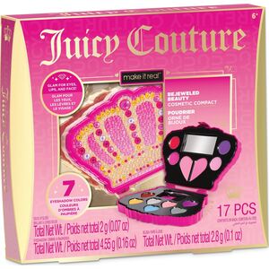 Κάντε το αληθινό MAKE IT REAL Juicy Couture Bejeweled Beauty Cosmetic Compact 13764296 695929044756