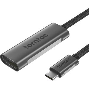 Tomtoc tomtoc Aluminium AV Adapter – Προσαρμογέας USB-C σε DisplayPort 1.4, 4K@60/120Hz 13769126 6971937061744