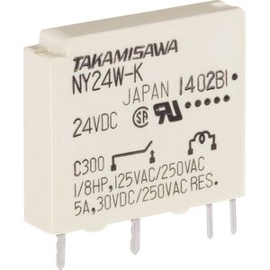 Benedict Takamisawa NY-24W-K-IE Printrelæ 24 V/DC 5 A 1 x sluttekontakt 1 stk 14081127 2050000147555