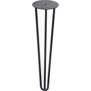 Sourcing STEEL HAIRPIN LEG TRIPLE 8 L400 BLACK