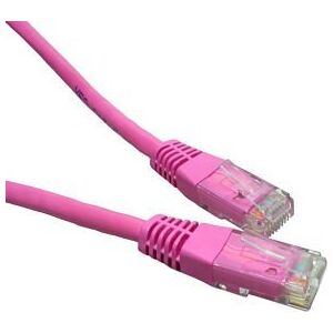 LOGON FTP Cat5e 5m kabel sieciowy Różowy