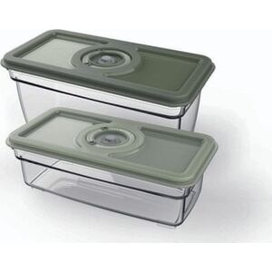 Vacuum container set for Electrolux EVFK1, EVFK1+ and EVSK1 vacuum sealers, 2 pcs.