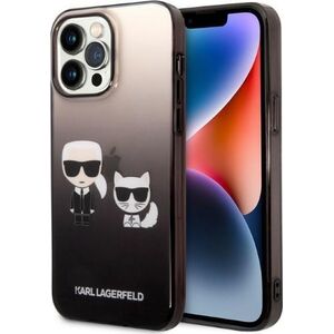 Karl Lagerfeld Etui Karl Lagerfeld do iPhone 14 Pro 6,1" hardcase czarny/black Gradient Ikonik Karl & Choupette