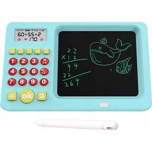 Tablet Rysunkowy Tablica LCD 5,2'' Kolorowa Deska Kreślarska + Kalkulator / Niebieski