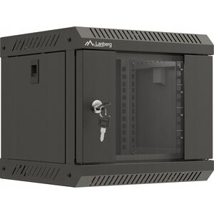 SZAFA INSTALACYJNA RACK WISZĄCA 19" 4U 600X450 SZARA DRZWI PERFOROWANE LANBERG (FLAT PACK)