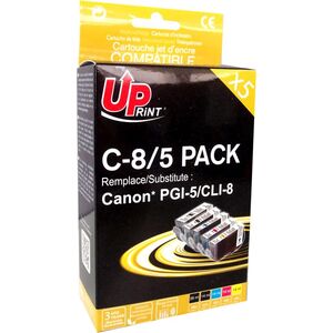 Tusz UPrint Tusz C-8/5 PACK / CLI8 2x Black, 1x Cyan, 1x Magentam 1x Yellow
