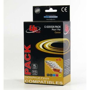 Tusz UPrint Tusz C-525/526 PACK / CLI526 2x Black, 1x Cyan, 1x Magenta, 1x Yellow