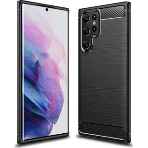 ETUI Futerał Forcell CARBON do SAMSUNG Galaxy S22 Ultra czarny CASE