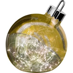 Χριστουγεννιάτικη διακόσμηση Sompex Sompex Led Ball Globe D:20 Gold - 72221 13800779 4029599095088