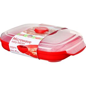 Sistema Sistema Facile Bacon, Blanc/Rouge, 28,7 x 21,9 x 7 cm 13939289 9414202011435