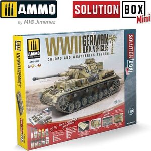 Vallejo Ammo: Solution Box Mini 19 - WWII German D.A.K. Οχήματα - Χρώματα και Σύστημα Καιρού 13959004 8432074079026